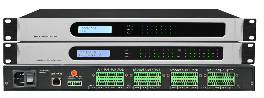 DP0808/DP1616音频矩阵处理器